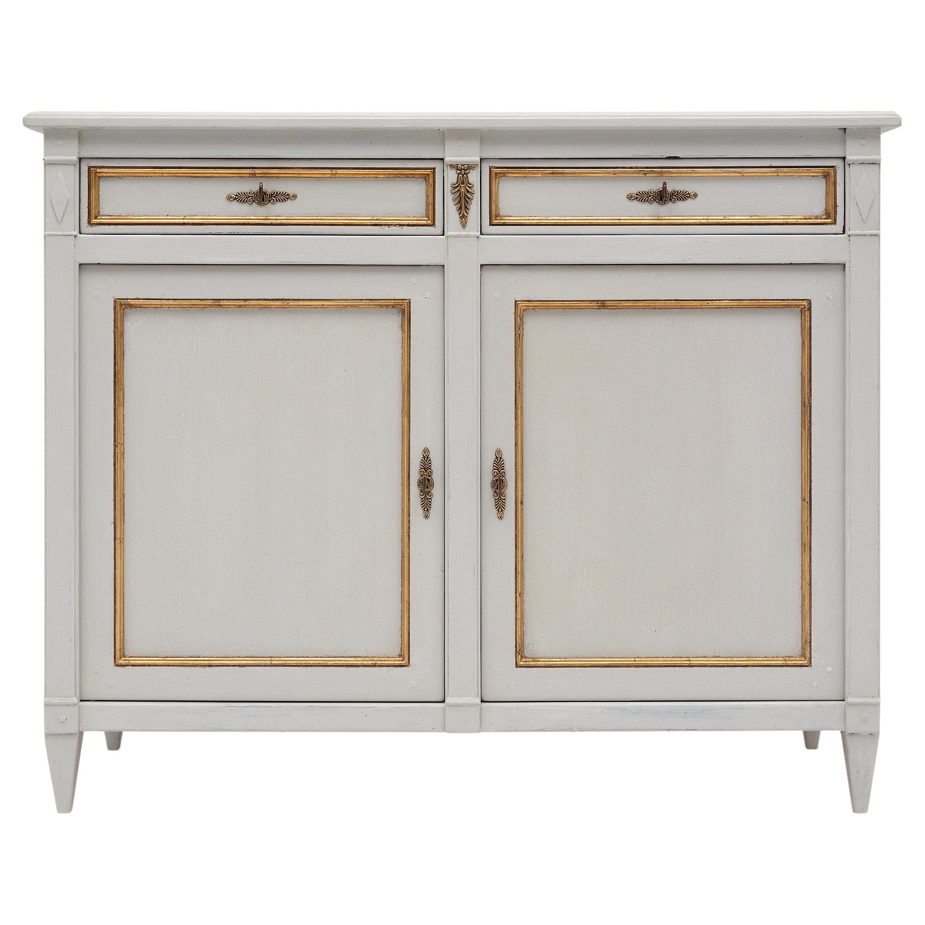 French Directoire Painted Buffet