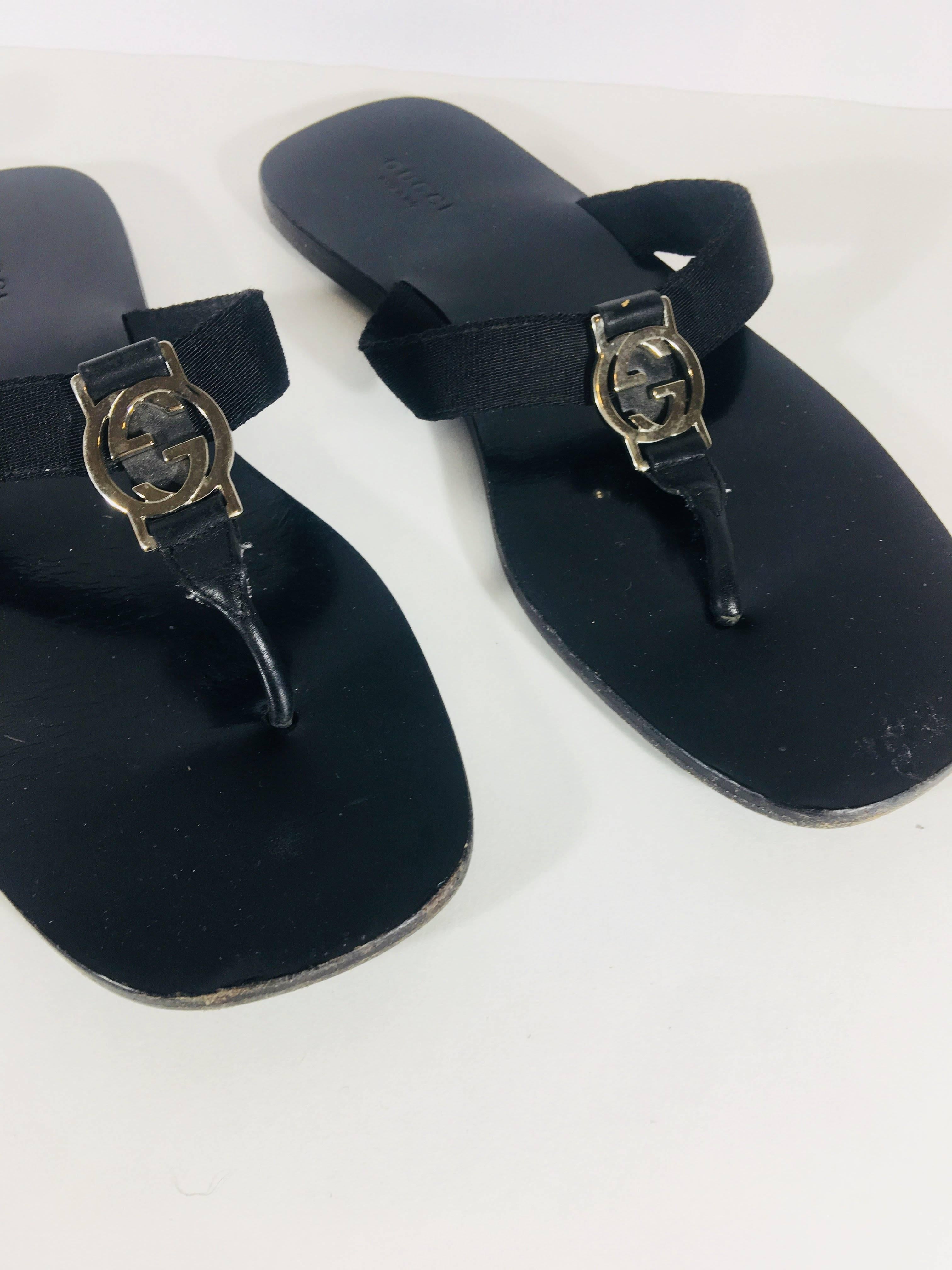 Women's Gucci GG Flip Flops