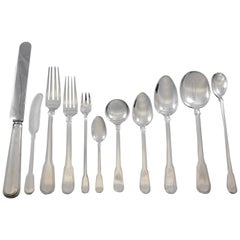 Hamilton by Tiffany & Co Sterling Silver Flatware Set 8 Service 92 Pcs Dinner