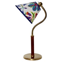 Josef Frank Art Deco Vintage Brass Table Lamp for J. T. Kalmar Vienna circa 1934