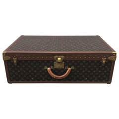 Louis Vuitton Monogram Canvas "Alzer Anglais 80" Hardsided Suitcase