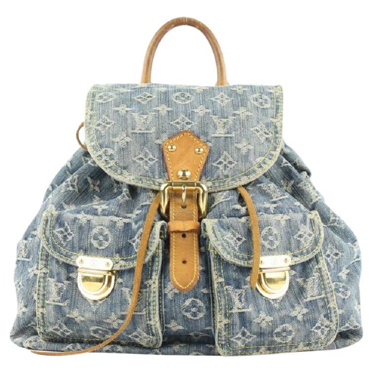 Louis Vuitton Monogram Denim Sac a Dos GM Backpack 934lvs415