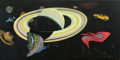 Gravitation - Space Galaxy Painting By Marc Zimmerman