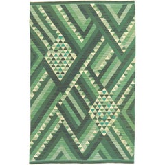 Mid-20th Century Swedish Flat Weave Rug