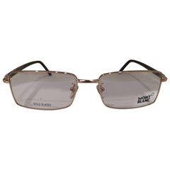 Mont Blanc gold plated glasses frames 