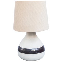 Monumental Bruno Gambone Stoneware Table Lamp, Italy, 1980s