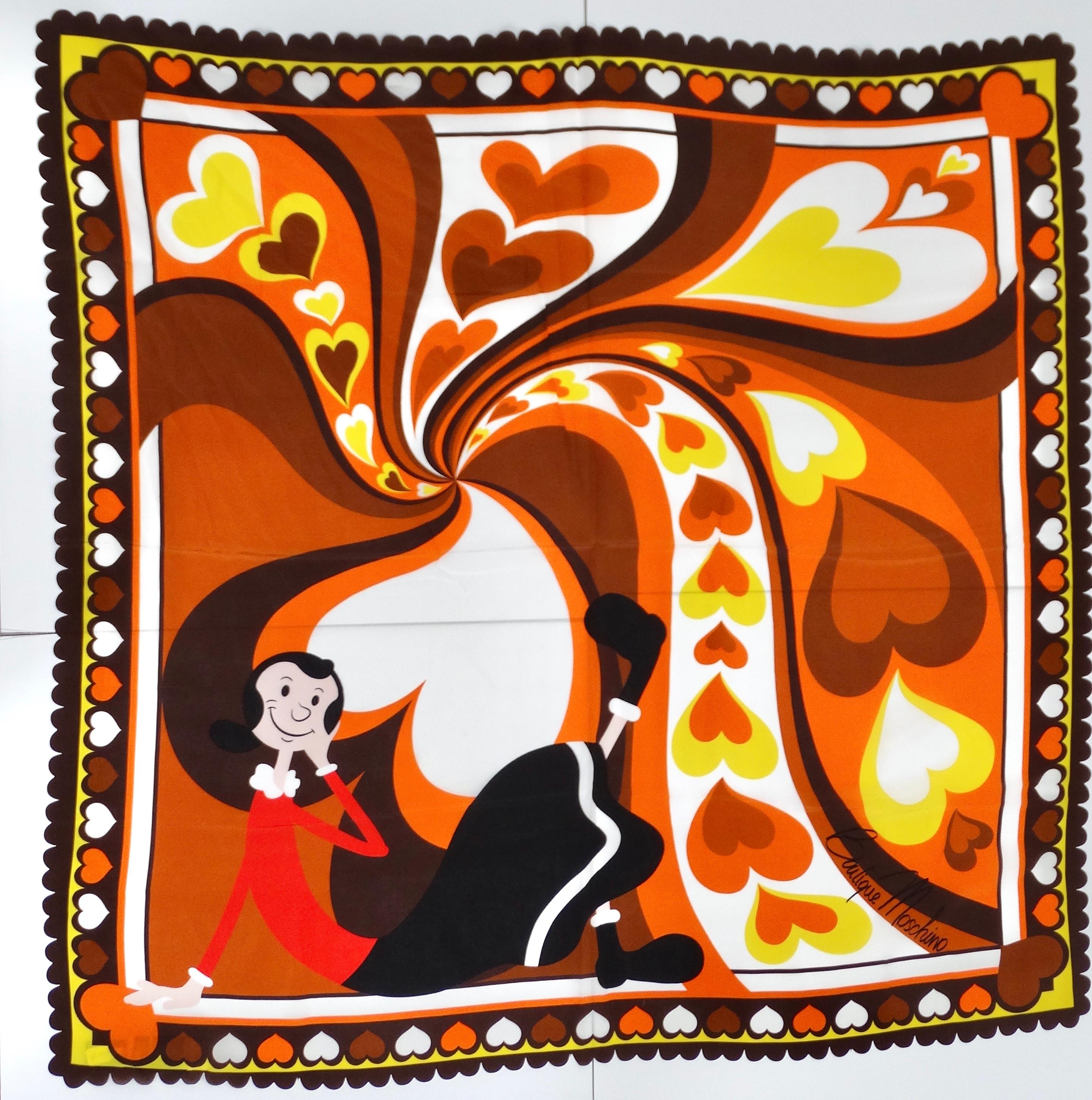 Moschino Boutique Olive Oyl Scarf