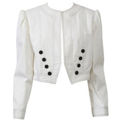 Oscar de la Renta Cropped Jacket