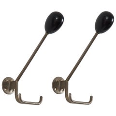 Pair of Austrian Midcentury Wall Hooks by Hagenauer