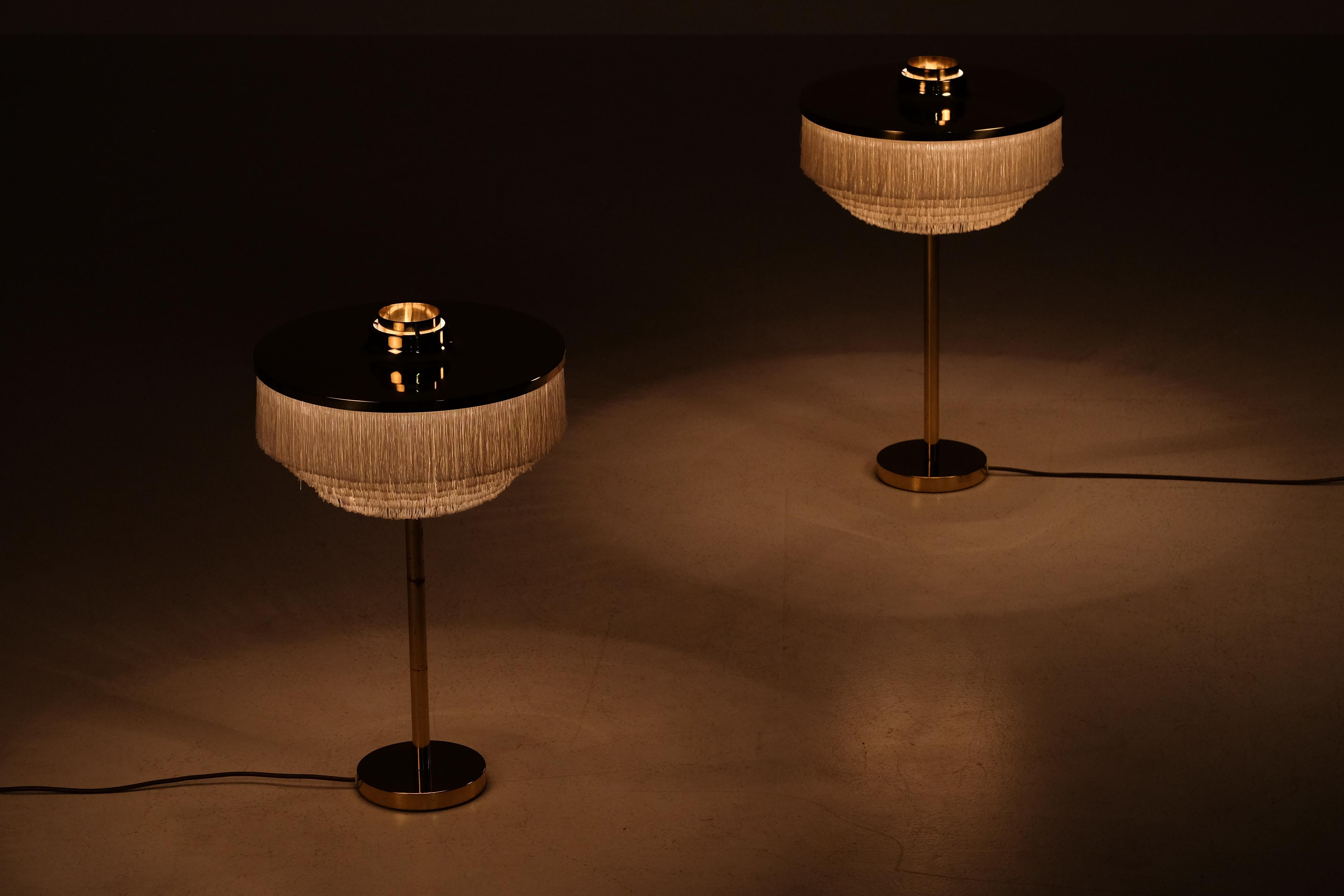 Pair of Hans-Agne Jakobsson Model B-138 Brass Table Lamps, 1960s For Sale 1