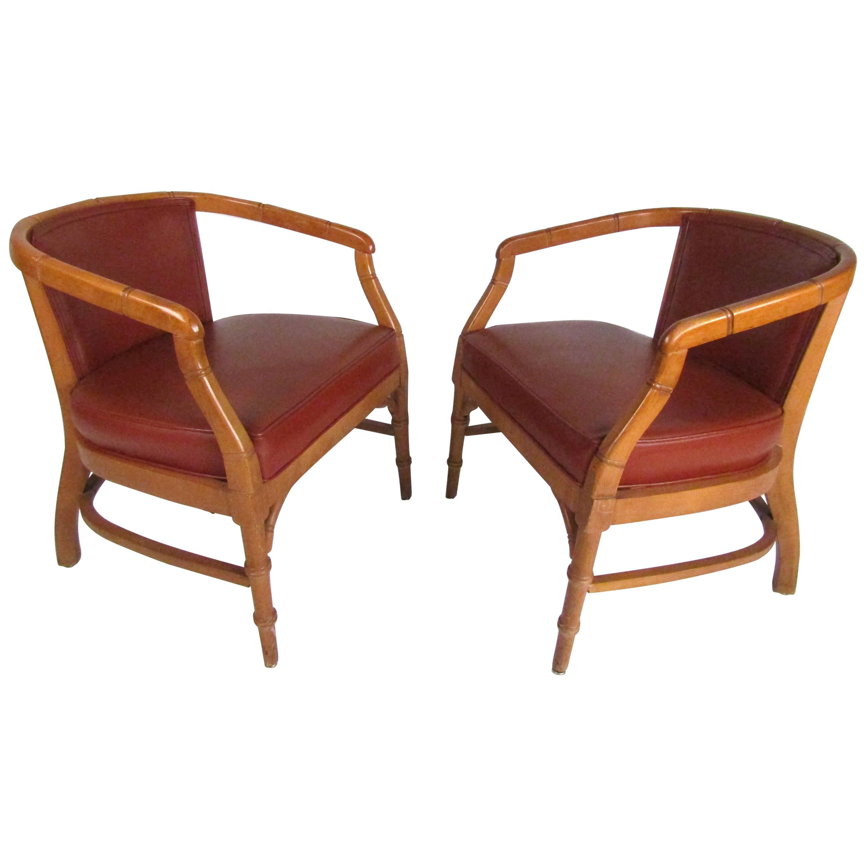 Pair of Mid-Century Modern Armchairs