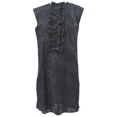 Prada Black Sangallo NWOT Dress