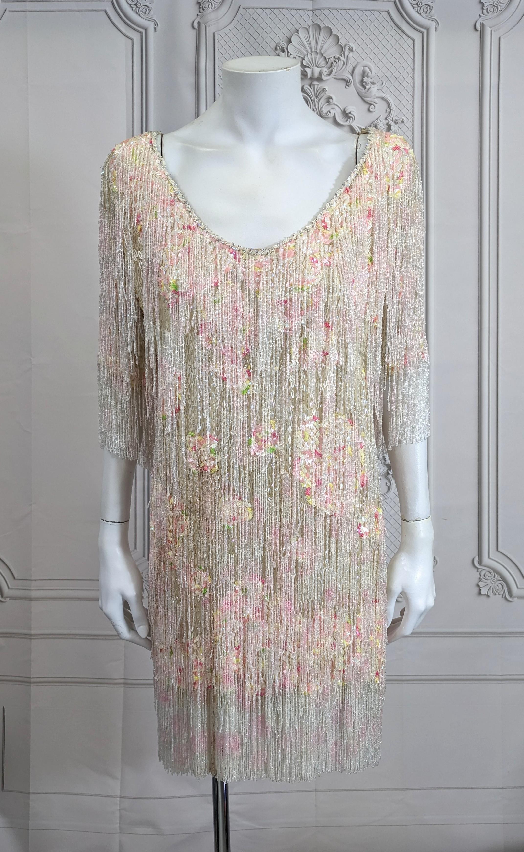 Rare Yves Saint Laurent Haute Couture Beaded Mini, 1969  For Sale 9