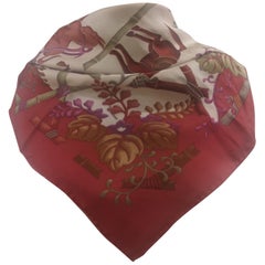 Salvatore Ferragamo multicoloured silk scarf - foulard