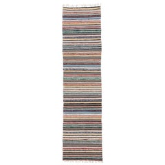 20th Century Swedish Handwoven Flat Weave Rug