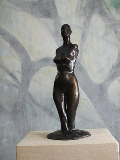 "Arising".  Contemporary Unique Cast Bronze Sculpture