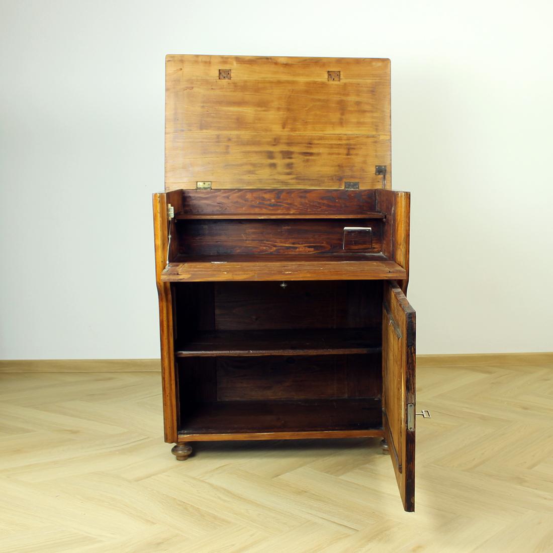 Unique Art Deco Home Office Bureau, Czechoslovakia, 1920s For Sale 4