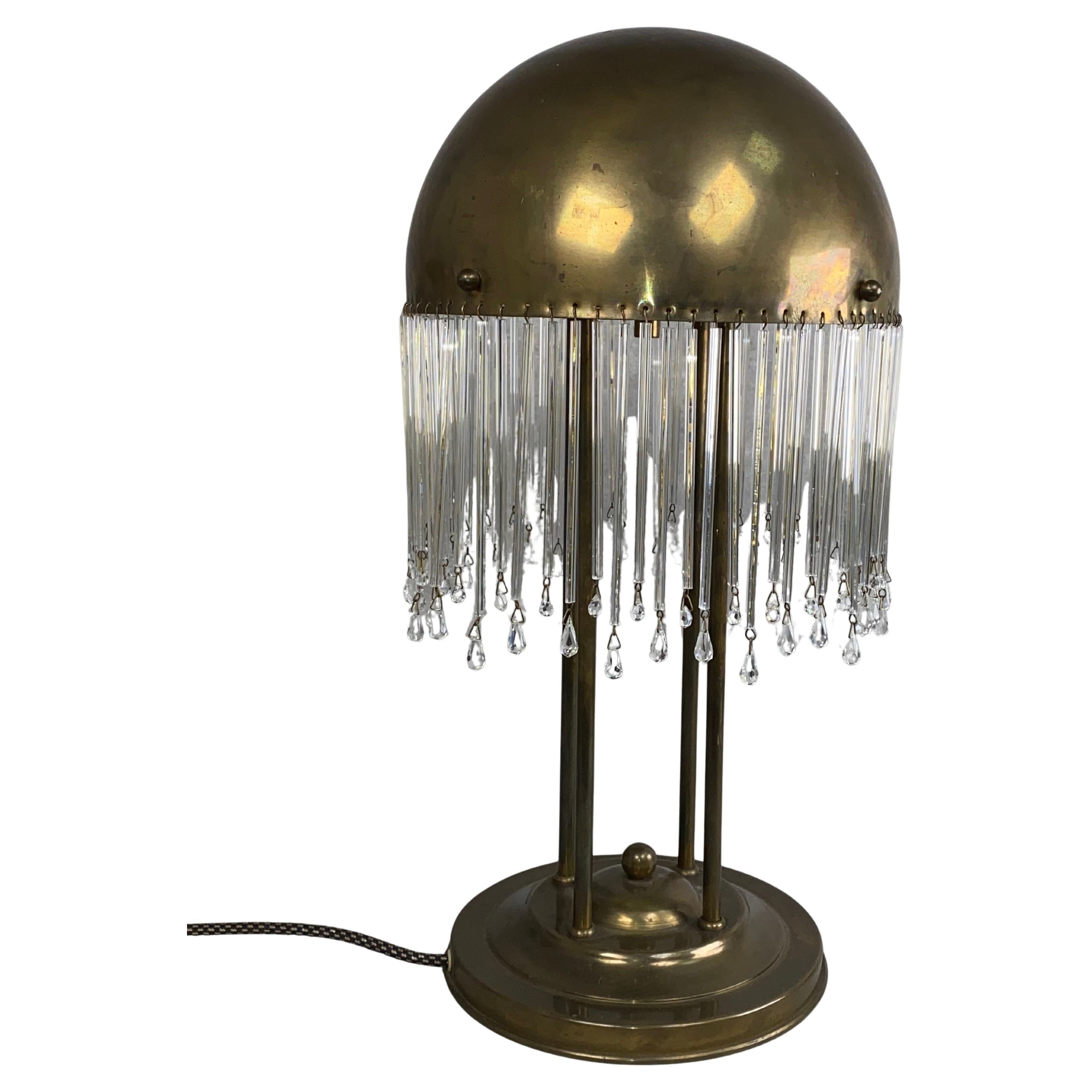 Vienna secession desk lamp by Josef Hoffmann