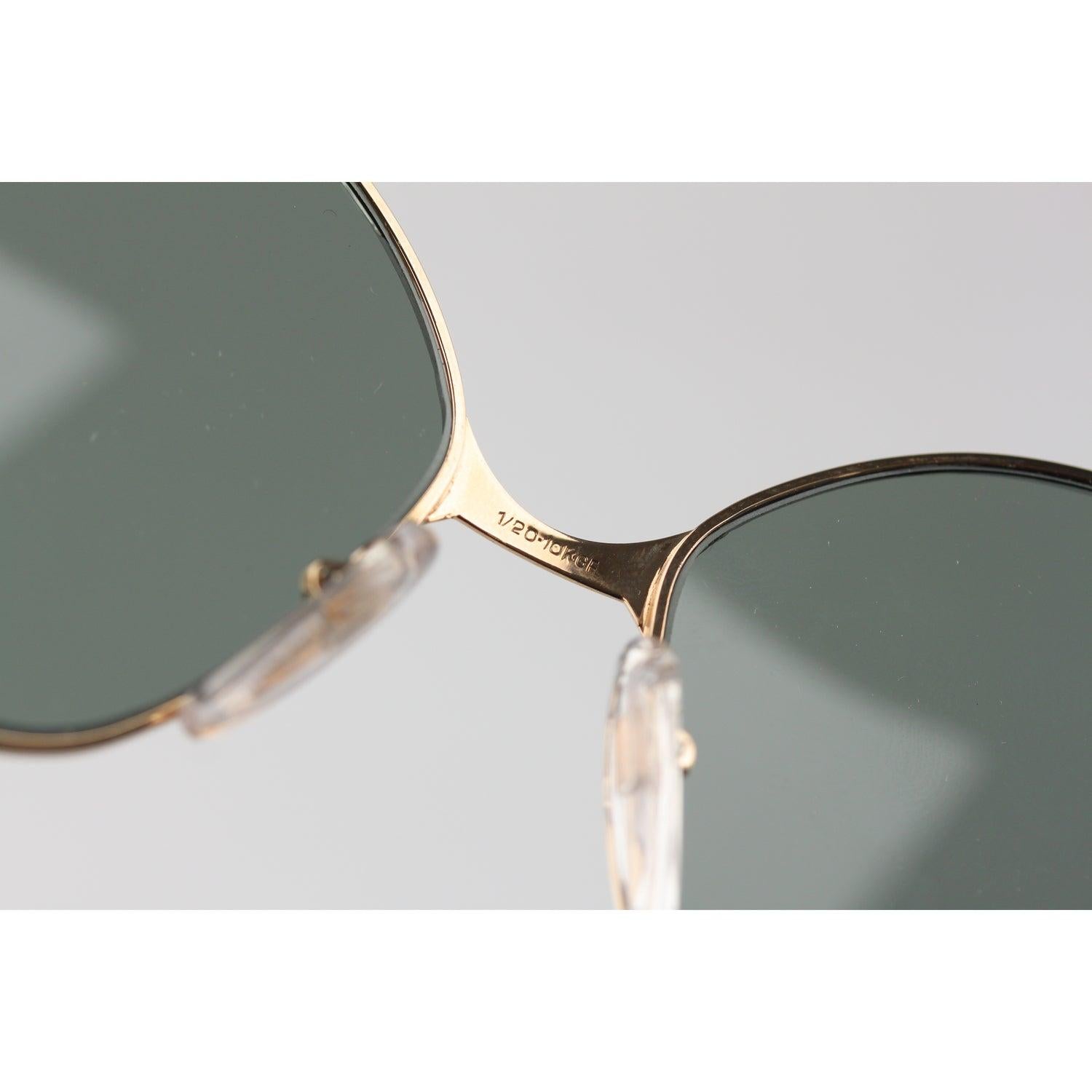 Vogue D'Or by Bausch & Lomb 1/20 10K GF Gold Mint Sunglasses Mod 516 For Sale 2