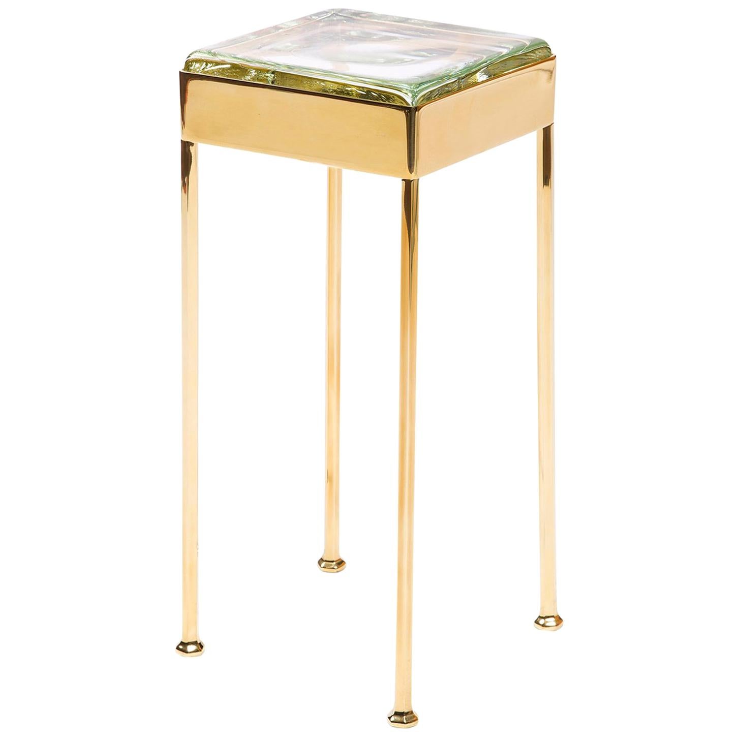 WYETH Original Glass Block Cocktail / Side Table