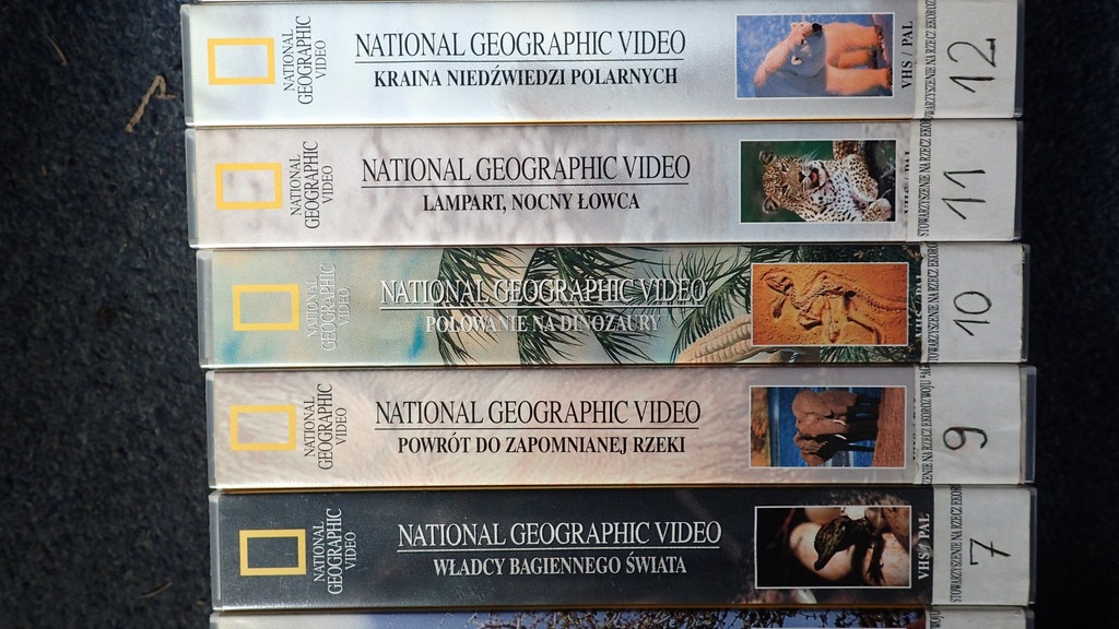 Kasety video VHS National Geographic