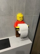 Lego man uchwyt, wieszak na papier toaletowy