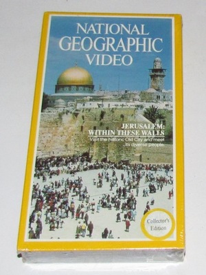 National Geographic video Jerusalem within these walls kaseta wideo VHS