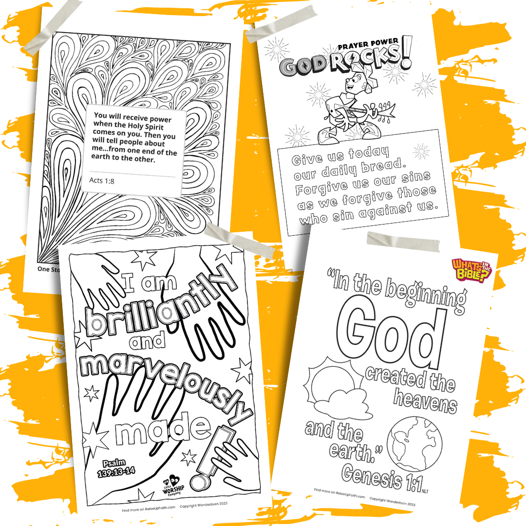 Holy Bible Coloring Page