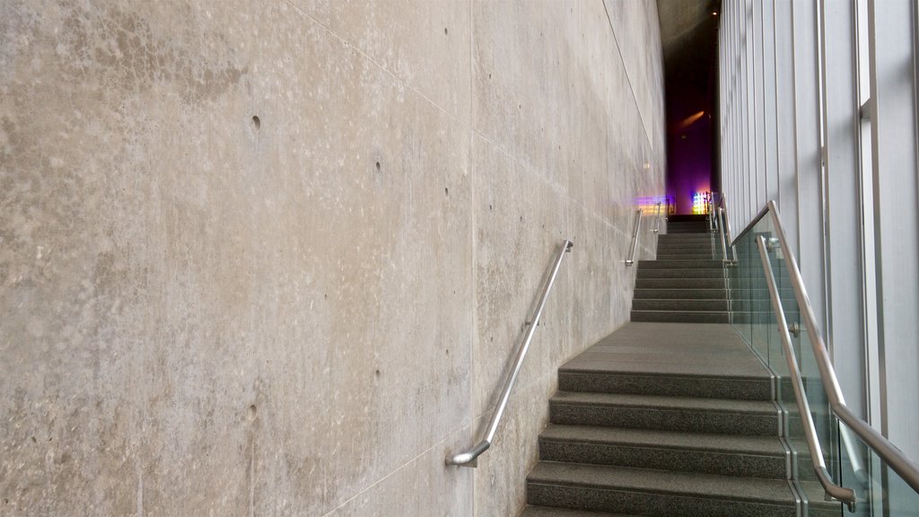 Modern Art Museum of Fort Worth showing interior views