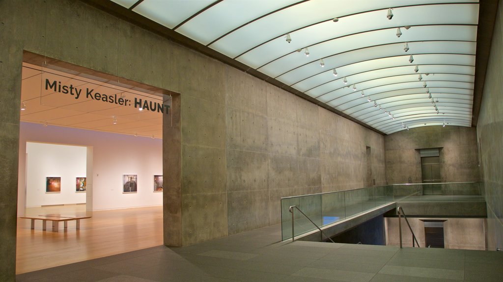 Modern Art Museum of Fort Worth which includes interior views