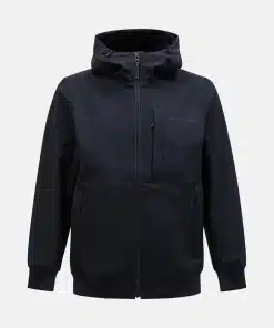 Peak Performance Softshell Hood Jacket Men Black