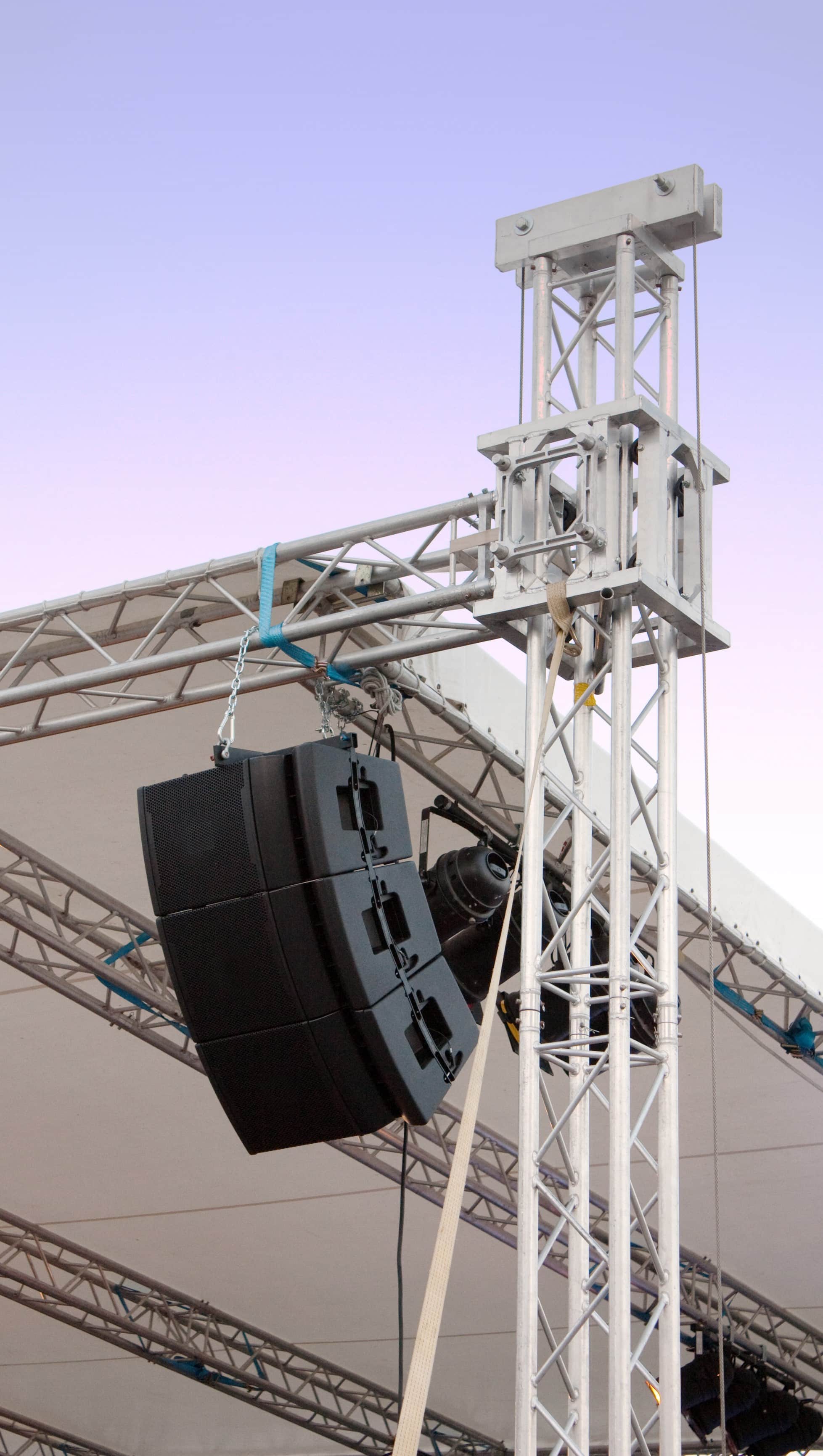 line array speaker rental