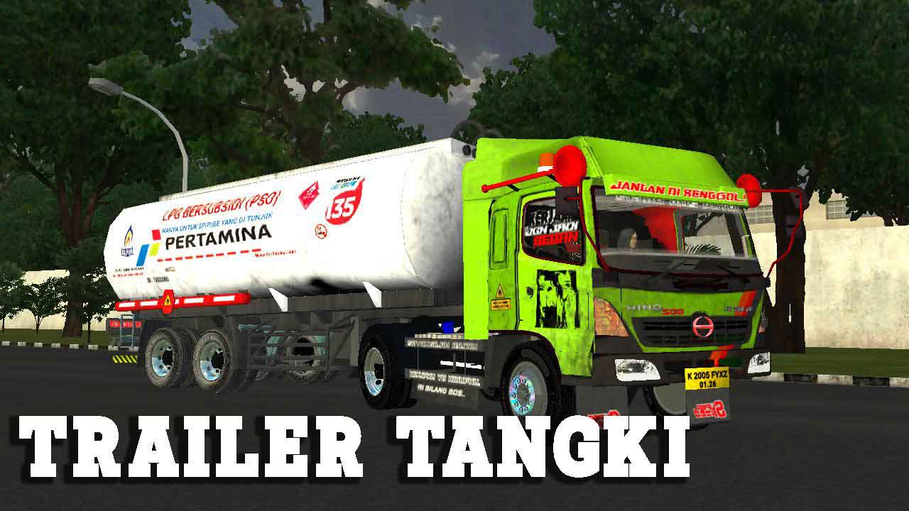 Download Mod BUSSID Truck Trailer Tangki