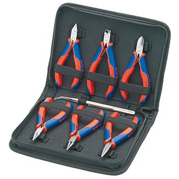 KNIPEX 002016 Case for Electronics Plier, 6 piece Set