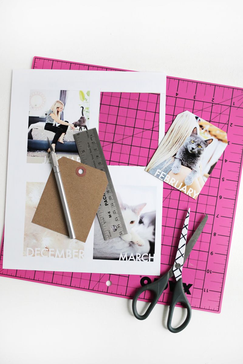 Such a cute DIY calendar! (click through for tutorial) 