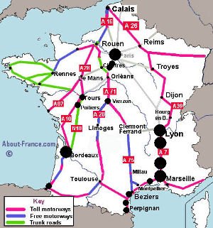 The busiest weekends on the roads in France 2024