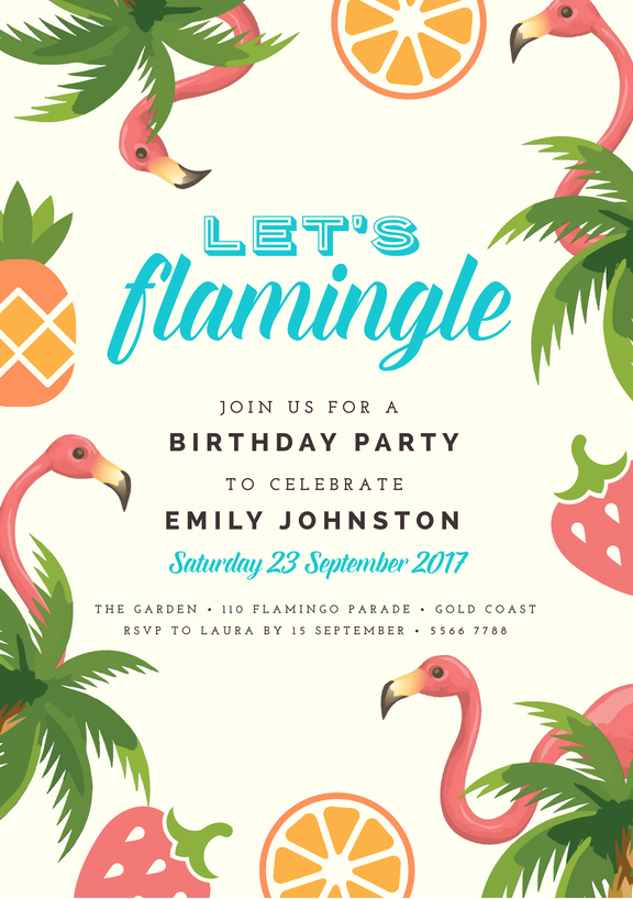 Design your own invitations for weddings, birthdays and events