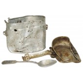 Red Army Mess Kit and Spoon set from Courland pocket