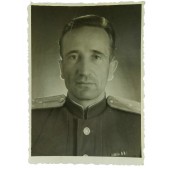 Photograph of a senior lieutenant of the Naval Coastal troops