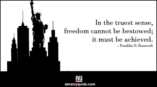 Franklin D. Roosevelt Quotes on Freedom