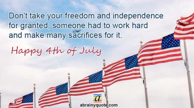 4th of July Quotes on Freedom and Independence