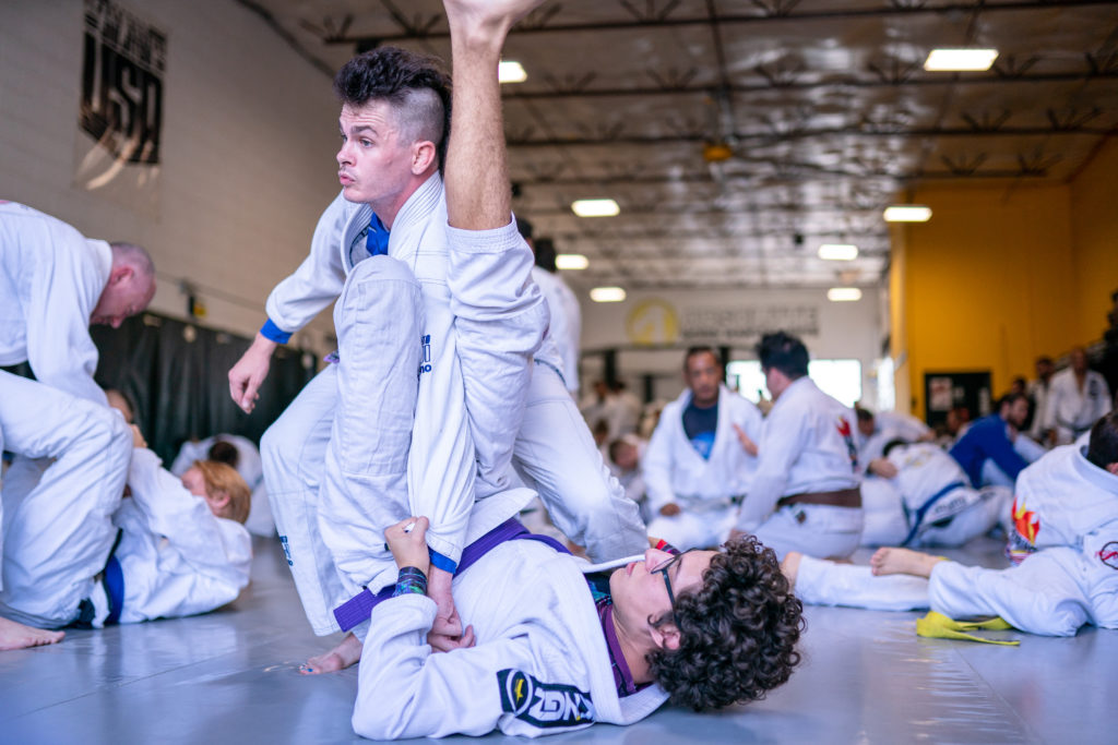 students learning Brazilian Jiu Jitsu