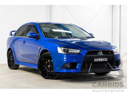 12/2014 Mitsubishi Lancer Ralliart CJ MY15 4d Sedan Blue 2.0L