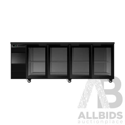 SKOPE SL.4.GSW BackBar 4 Glass Swing Door SlimLine Fridge - ORP $9,610