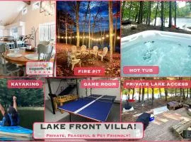 Dog Friendly, Lakefront, Hot Tub, Newly Renovated!