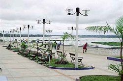 The Amazon flows past the Malecon in 