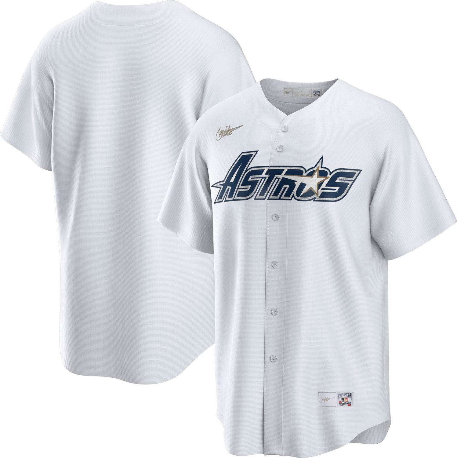 Nike Men's Houston Astros Gold Star Official Cooperstown Jersey | lupon ...