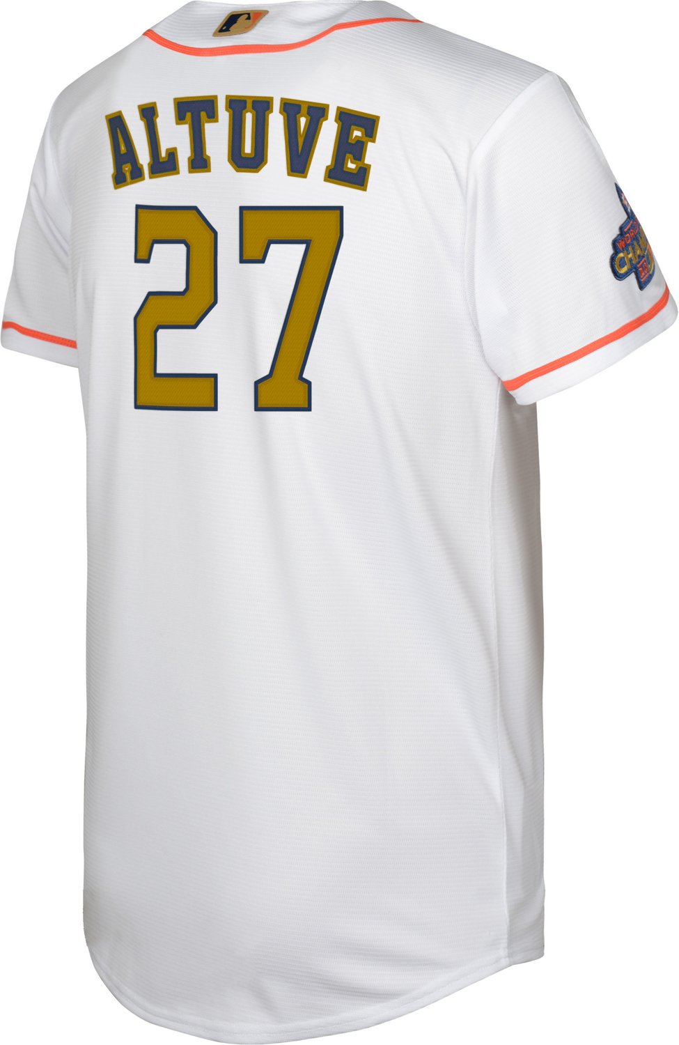 Nike Youth Houston Astros Gold Jose Altuve Replica Jersey | Academy