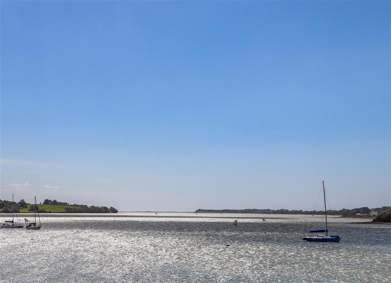 Rural landscape at 23 Beach Road, Y Felinheli