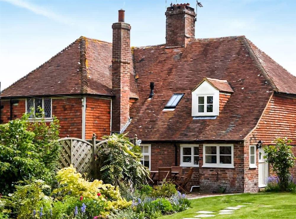 Rural landscape at Appletree Cottage in Peasmarsh, East Sussex